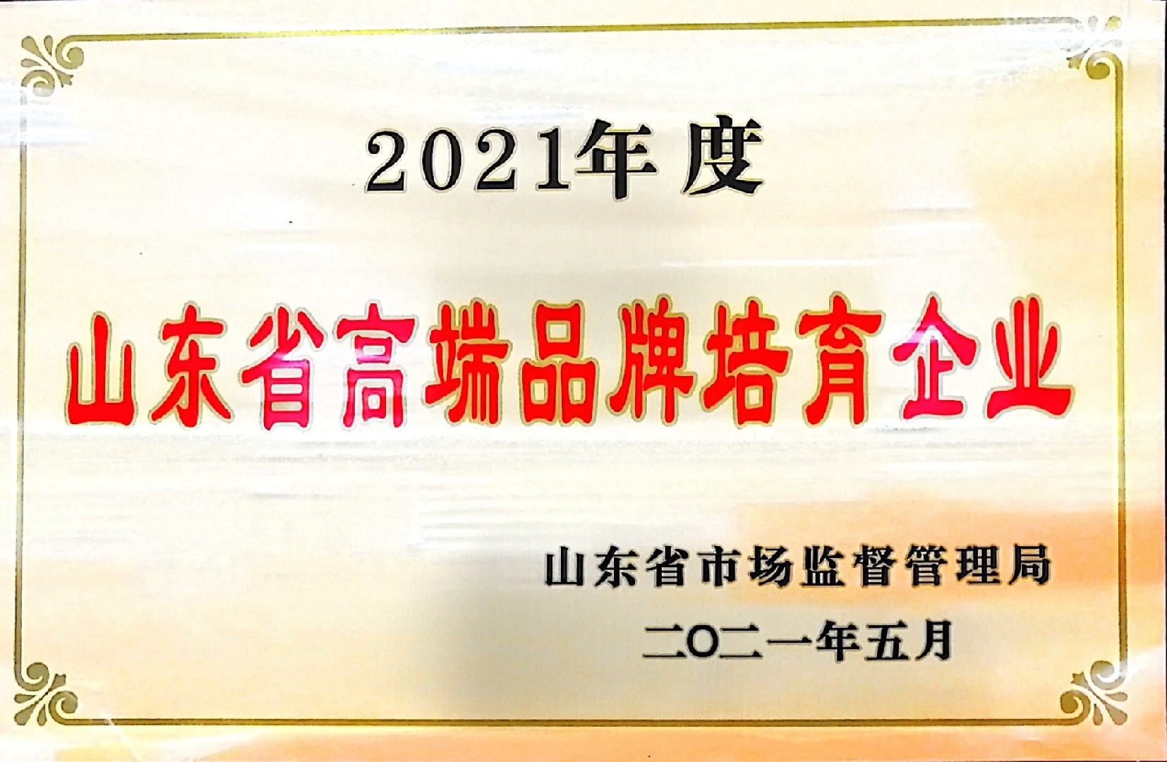 新华医疗连续三年荣获“山东省高端品牌培育企业”称号